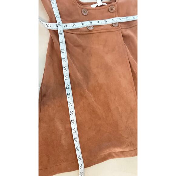 JACK by BB DAKOTA faux suede jumper overall skirt Womans‎ XS retro - Picture 8 of 8
